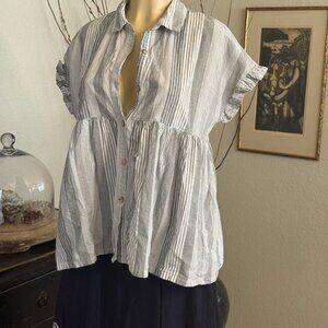 I JOAH oversized SUMMER TOP in cotton